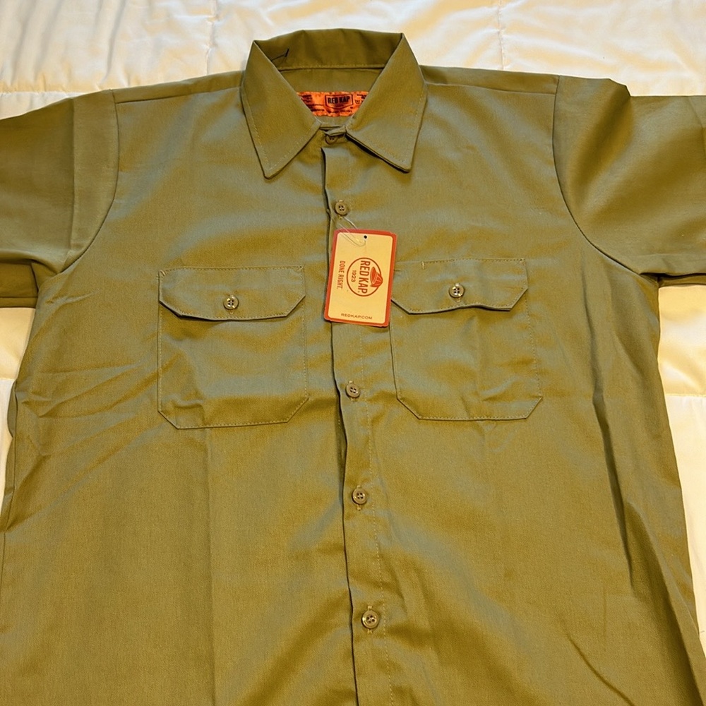 Red Kap Short Sleeved Work Shirt NWT